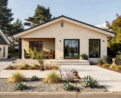 Modern garage conversion ADU in Los Angeles area